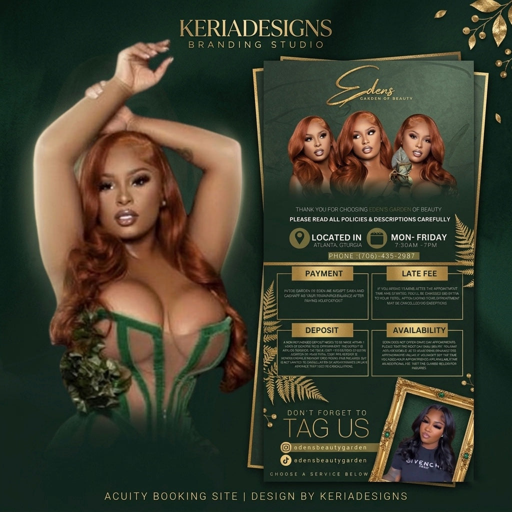 Acuity Booking Design